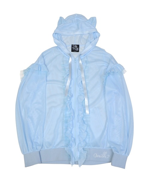 MILK（ミルク）の「CATイヤー メッシュパーカー（パーカー・レディース・C/A・FREE）」の5枚目の写真