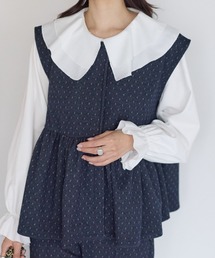 Neige（ネージュ）の「スノードットペプラムベスト（ベスト）」