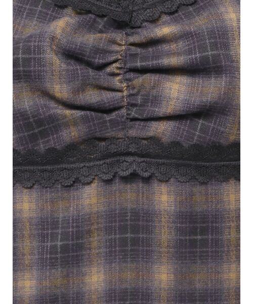 EMODA(エモダ)の「アシンメトリーフリルマキシワンピース(ワンピース・レディース・ブラック/ネイビー/ベージュ・FREE)」の21枚目の写真