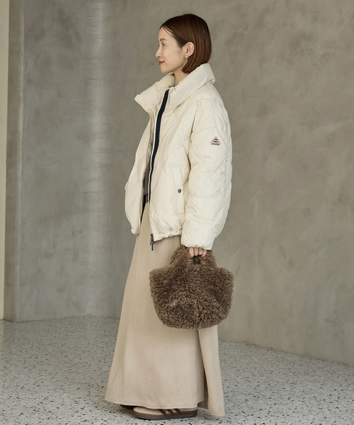 IENA（イエナ）の「キュプラフィブリルフレアスカート（スカート・レディース・チャコールグレー/ベージュ・38/36/34）」の18枚目の写真