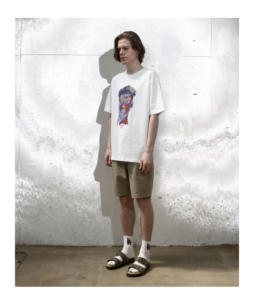 NOTHINGON(ナッシング オン)の「レッドフェイスイラストグラフィック半袖Tシャツホワイト(Tシャツ/カットソー・メンズ・その他・SMALL/MEDIUM/LARGE/X-LARGE)」の5枚目の写真