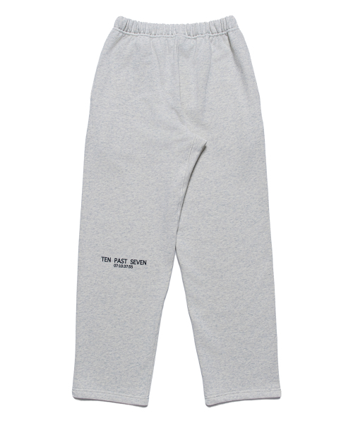 TEN PAST SEVEN(テン ファスト セブン)の「ワイドフィットスウェットパンツ - ライトグレー(スウェットパンツ・メンズ・その他・SMALL/MEDIUM/LARGE)」の2枚目の写真