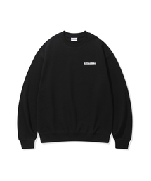 ALEXNAIDEN（アレックスエンエイデン）の「Small Logo Man-to-Man (Black)（スウェット）」
