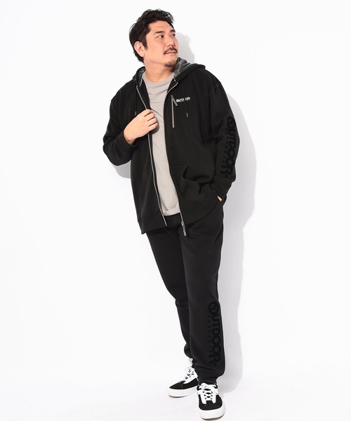 OUTDOOR PRODUCTS（アウトドアプロダクツ）の「OUTDOOR PRODUCTS (アウトドアプロダクツ) 裏起毛 フルジップ スウェット パーカー（パーカー・メンズ・ブラック/グレー・3L/4L）」の7枚目の写真