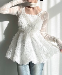 Meiru（メイル）の「フラワーチュールキャミビスチェ（キャミソール）」