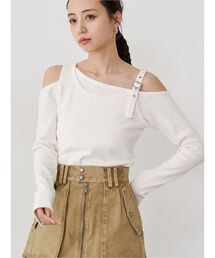 MURUA | アシメデザインベルトトップス(ニット/セーター)