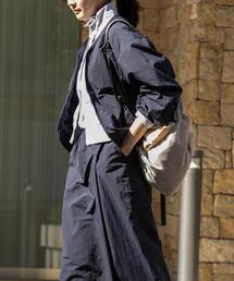 EKAL | 『UR TECH』ナイロンタッサ－ZIP カーディガン(ナイロンジャケット)