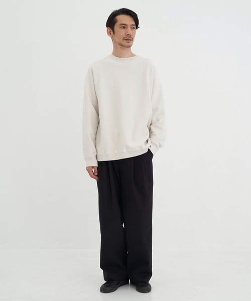 markaware(マーカウェア)の「【MARKAWARE/マーカウェア】TRIPLE PLEATED WIDE TROUSERS(スラックス・メンズ・ブラック/グレー/ネイビー・1/2/3)」の9枚目の写真