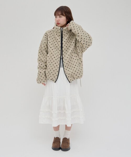 DISCOAT（ディスコート）の「【umm.】ティアードミドルスカート（スカート・レディース・ブラック/ネイビー/オフホワイト・FREE）」の11枚目の写真