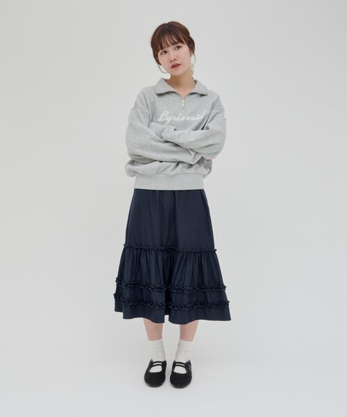 umm.】ティアードミドルスカート（スカート）｜DISCOAT（ディスコート