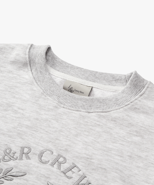LOSSYROW（ロッシロー）の「L&R Logo Shirring sweatshirt Gray（スウェット・レディース・その他・FREE）」の6枚目の写真