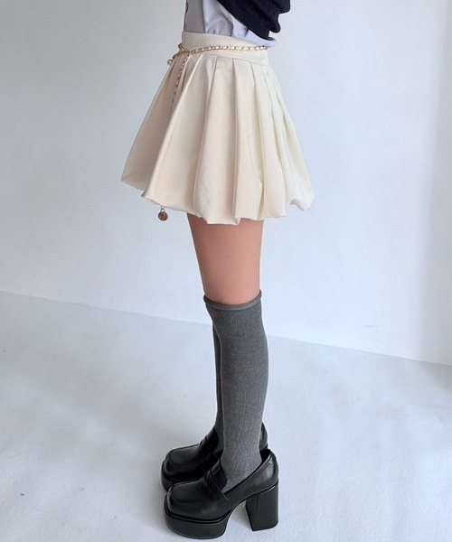 NOMAE（ノーマエ）の「チェーンベルトバルーンスカパン（スカート・レディース・アイボリー/ブラック・FREE）」の11枚目の写真