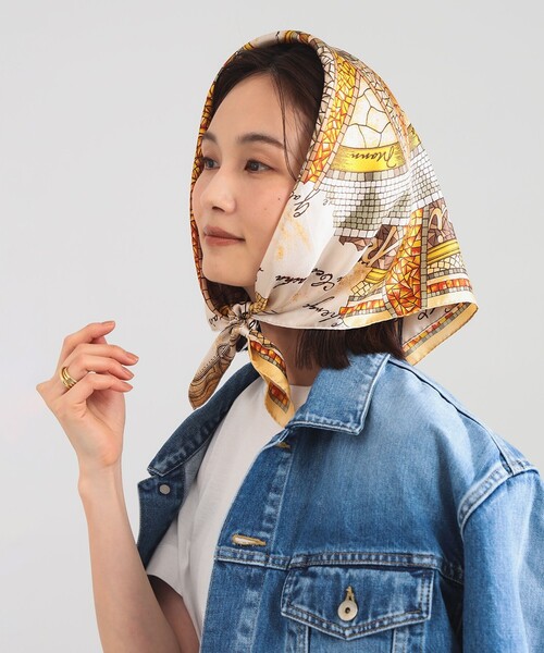 manipuri(マニプリ)の「manipuri / ケルズ ストール(ストール/ショール・レディース・イエロー・ONE SIZE)」の2枚目の写真