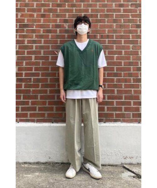 LENGAGEMENT（ランガージュマン）の「ツーピンタックワイドバンディングスラックス [オイルグリーン]（スラックス・レディース・その他・S）」の14枚目の写真