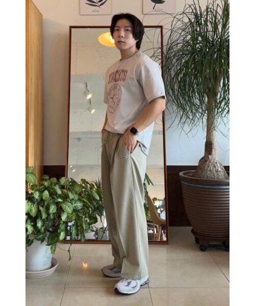 LENGAGEMENT（ランガージュマン）の「ツーピンタックワイドバンディングスラックス [オイルグリーン]（スラックス・レディース・その他・S）」の16枚目の写真