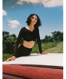 SURFEA（サーフィー）の「AISHA TOP_BLACK（シャツ/ブラウス）」