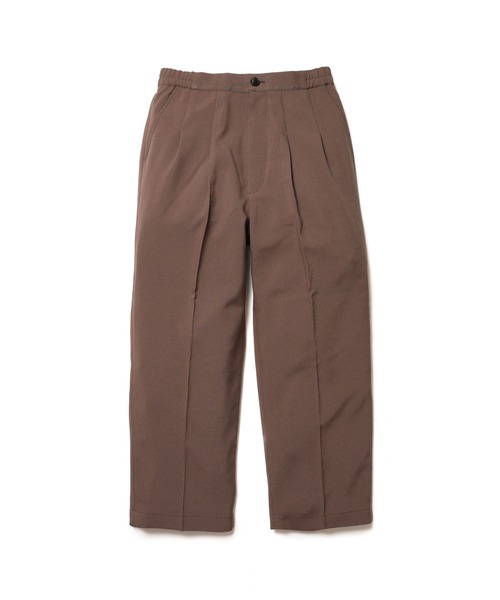 MR.OLIVE(ミスターオリーブ)の「TROPICAL POPLIN / 2TACK WIDE EASY PANTS /M261121(スラックス・メンズ・ブラック/ブラウン・SMALL/MEDIUM/LARGE)」の6枚目の写真