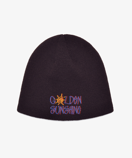 Sunshine logo beanie_Khaki brown（ニットキャップ/ビーニー