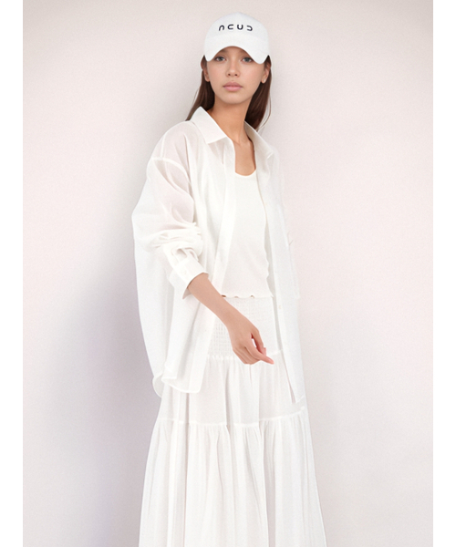 ACUD(アクド)の「Cropped Sleeveless Knit _White(Tシャツ/カットソー・レディース・ホワイト・FREE)」の3枚目の写真