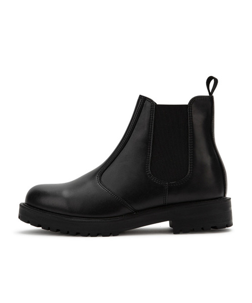 DIFFERSHOE(ディファーシュー)の「ソフトレザーシークレットチェルシーブーツ7CM(ブーツ・メンズ・ブラック・FREE)」の1枚目の写真
