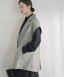 IENA | &NAVY ツイーディーサッシュジレ(ベスト)