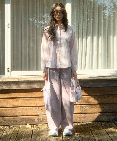 SIWEOL107(シウォル107)の「Ribbon Cotton Pants (Purple)(その他パンツ・レディース・その他・S/M)」の10枚目の写真