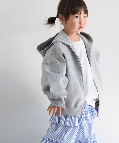 LOWRYS FARM（ローリーズファーム）の「ダンボールフーディー　 632753（パーカー・キッズ・グレー/ブラック/ピンク・150cm/140cm/130cm/120cm/110cm）」の3枚目の写真