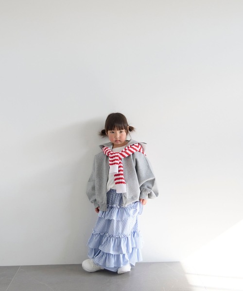 LOWRYS FARM（ローリーズファーム）の「ダンボールフーディー　 632753（パーカー・キッズ・グレー/ブラック/ピンク・150cm/140cm/130cm/120cm/110cm）」の7枚目の写真