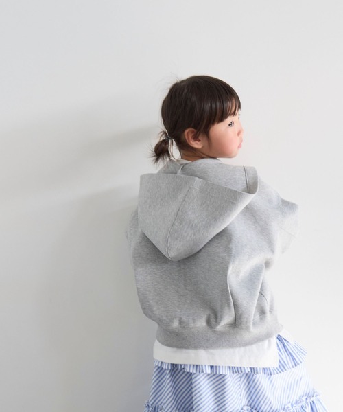 LOWRYS FARM（ローリーズファーム）の「ダンボールフーディー　 632753（パーカー・キッズ・グレー/ブラック/ピンク・150cm/140cm/130cm/120cm/110cm）」の12枚目の写真