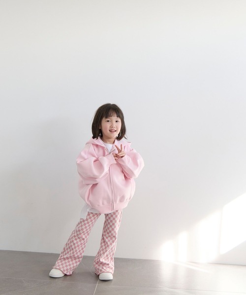 LOWRYS FARM（ローリーズファーム）の「ダンボールフーディー　 632753（パーカー・キッズ・グレー/ブラック/ピンク・150cm/140cm/130cm/120cm/110cm）」の13枚目の写真