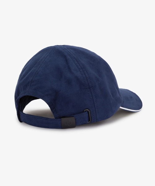 FRED PERRY(フレッドペリー)の「Branded Microfibre Piped Cap/ロゴマイクロファイバーピケキャップ(キャップ・メンズ・ダークブルー・ONE SIZE)」の3枚目の写真