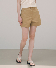 SIPT7067 Chino short pants_Camel beige