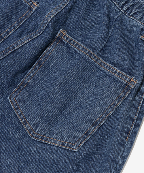 ROIDESROIS（ロワデロワ）の「エイラインヒドンバンディングポケットデニムパンツ（濃紺）（デニムパンツ・レディース・その他・S/M/L）」の3枚目の写真