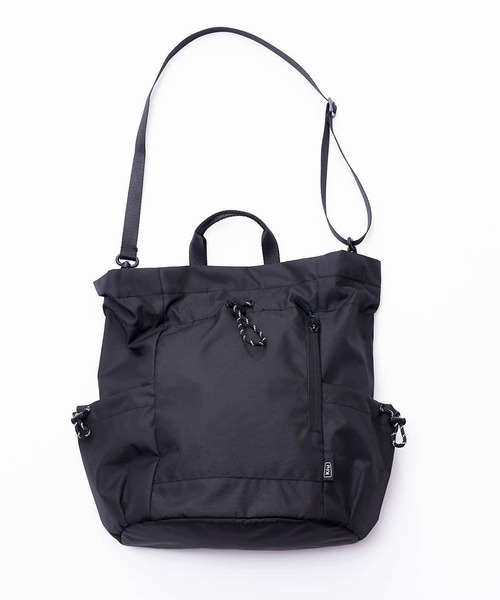 KiU（キウ）の「マルチウェイ 3WAYドローストリング リュック＆トート＆ショルダーバッグ(11L)（バックパック/リュック・レディース・アニマル/ブラック/ベージュ系その他/ブルー系その他・FREE）」の8枚目の写真