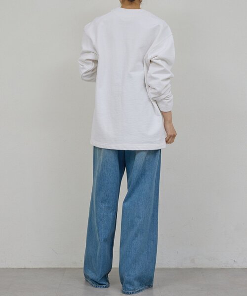 GALLARDAGALANTE（ガリャルダガランテ）の「【PEAS】スウェットカーディガン（カーディガン/ボレロ・レディース・ホワイト/アイボリー・FREE）」の9枚目の写真