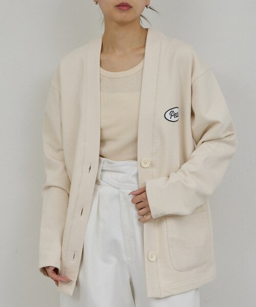 GALLARDAGALANTE（ガリャルダガランテ）の「【PEAS】スウェットカーディガン（カーディガン/ボレロ・レディース・ホワイト/アイボリー・FREE）」の21枚目の写真