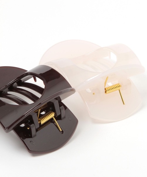 LOWRYS FARM（ローリーズファーム）の「ラウンドバンスクリップ 640800（バレッタ/ヘアクリップ・レディース・ベージュ/ブルー/アイボリー・FREE）」の7枚目の写真