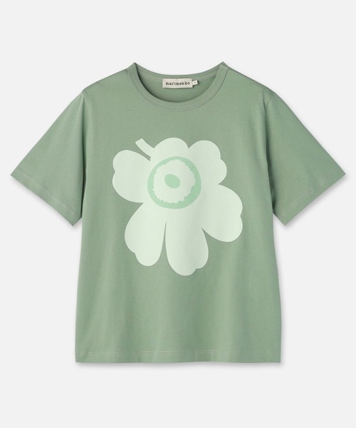marimekko（マリメッコ）の「【ASIA　EXCLUSIVE】《kioski》Ae Erna Unikko /  t-shirt（Tシャツ/カットソー・レディース・ライトグリーン・X-SMALL/SMALL/LARGE/MEDIUM）」の4枚目の写真