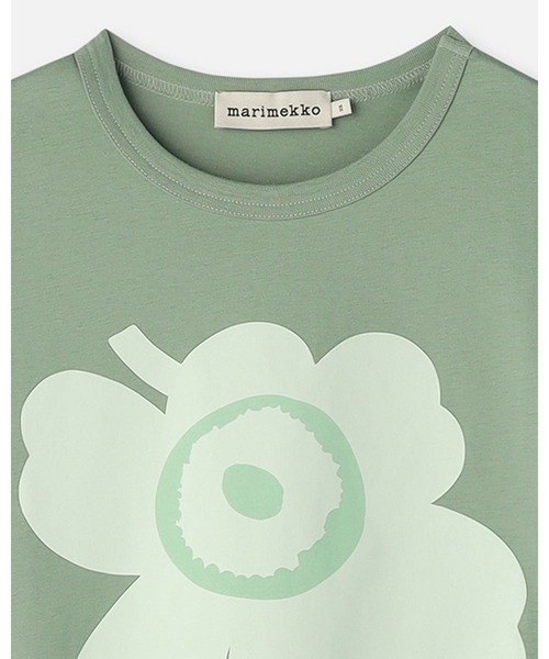 marimekko（マリメッコ）の「【ASIA　EXCLUSIVE】《kioski》Ae Erna Unikko /  t-shirt（Tシャツ/カットソー・レディース・ライトグリーン・X-SMALL/SMALL/LARGE/MEDIUM）」の6枚目の写真