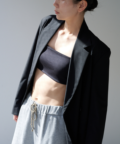 EMILY WEEK（エミリーウィーク）の「【ESSENTIAL】スムースバンドゥブラ（ブラジャー・レディース・ブラック/カーキ・36/38/40）」の5枚目の写真