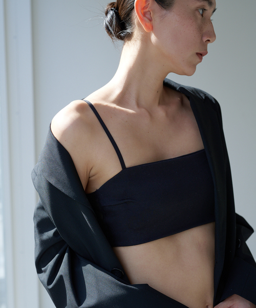 EMILY WEEK（エミリーウィーク）の「【ESSENTIAL】スムースバンドゥブラ（ブラジャー・レディース・ブラック/カーキ・36/38/40）」の6枚目の写真