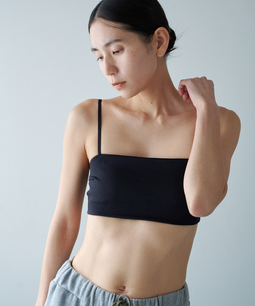EMILY WEEK（エミリーウィーク）の「【ESSENTIAL】スムースバンドゥブラ（ブラジャー・レディース・ブラック/カーキ・36/38/40）」の7枚目の写真