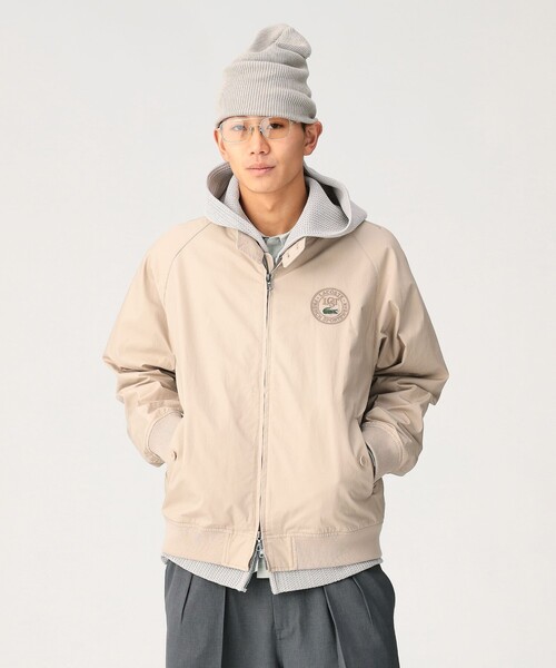 LACOSTE（ラコステ）の「【別注】LACOSTE / スタンドカラー ブルゾン（ブルゾン・メンズ・ベージュ/ネイビー・48/50/52/54）」の12枚目の写真