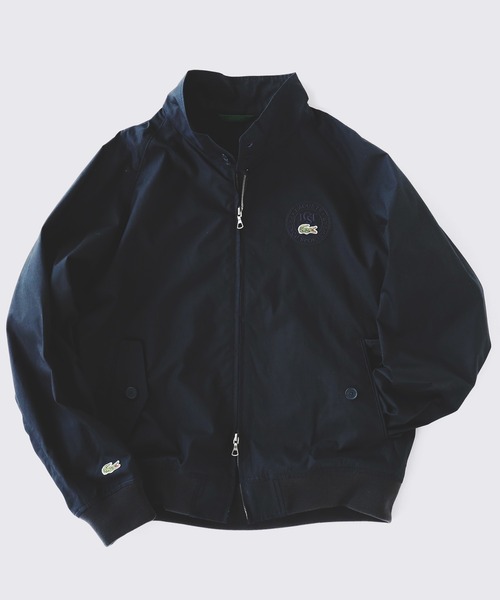 ココ‼️Lacoste ブラック ブルゾン ラコステ LACOSTE シャツカラージップジャケット （ブラック