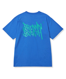 BROWNBREATH（ブラウンブレス）の「TAG TEE - BLUE（Tシャツ/カットソー）」