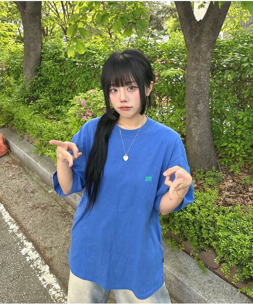 BROWNBREATH(ブラウンブレス)の「TAG TEE - BLUE(Tシャツ/カットソー・レディース・その他・S/M/L/XL)」の10枚目の写真