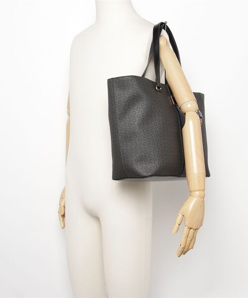 Guess(ゲス)の「ISABELLA Tote トートバッグ (トートバッグ・レディース・ダークグレー/ホワイト・ONE SIZE)」の17枚目の写真
