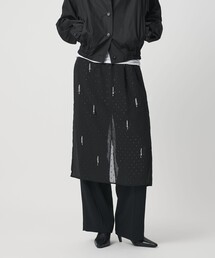 AEWEN MATOPH | <AEWEN MATOPH>シアービーズフリンジスカート(スカート)