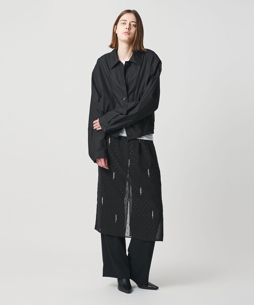 AEWEN MATOPH（イウエン マトフ）の「＜AEWEN MATOPH＞シアービーズフリンジスカート（スカート・レディース・ブラック/ライム・FREE）」の9枚目の写真