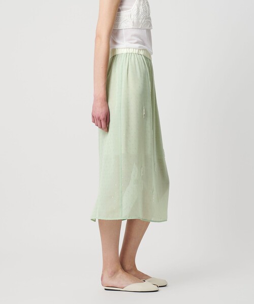 AEWEN MATOPH（イウエン マトフ）の「＜AEWEN MATOPH＞シアービーズフリンジスカート（スカート・レディース・ブラック/ライム・FREE）」の13枚目の写真